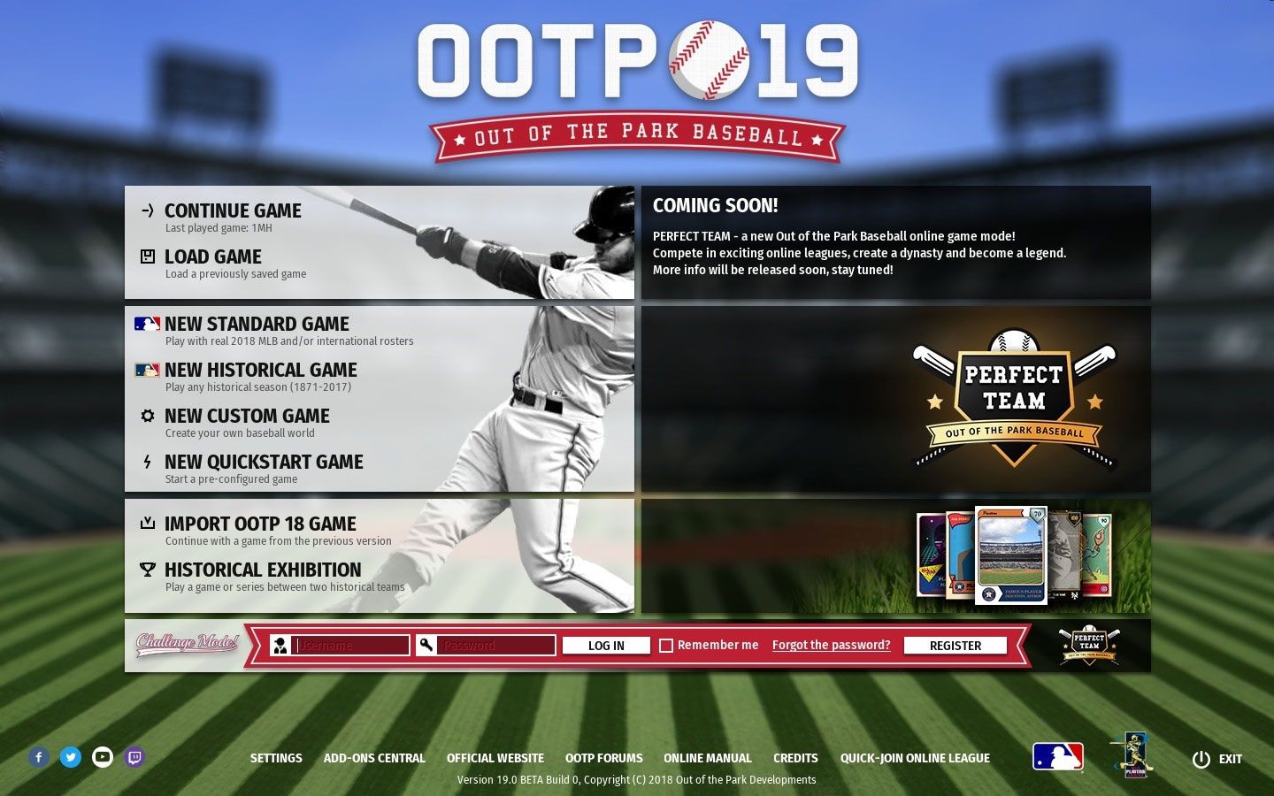 Find the best laptops for Out of the Park Baseball 19