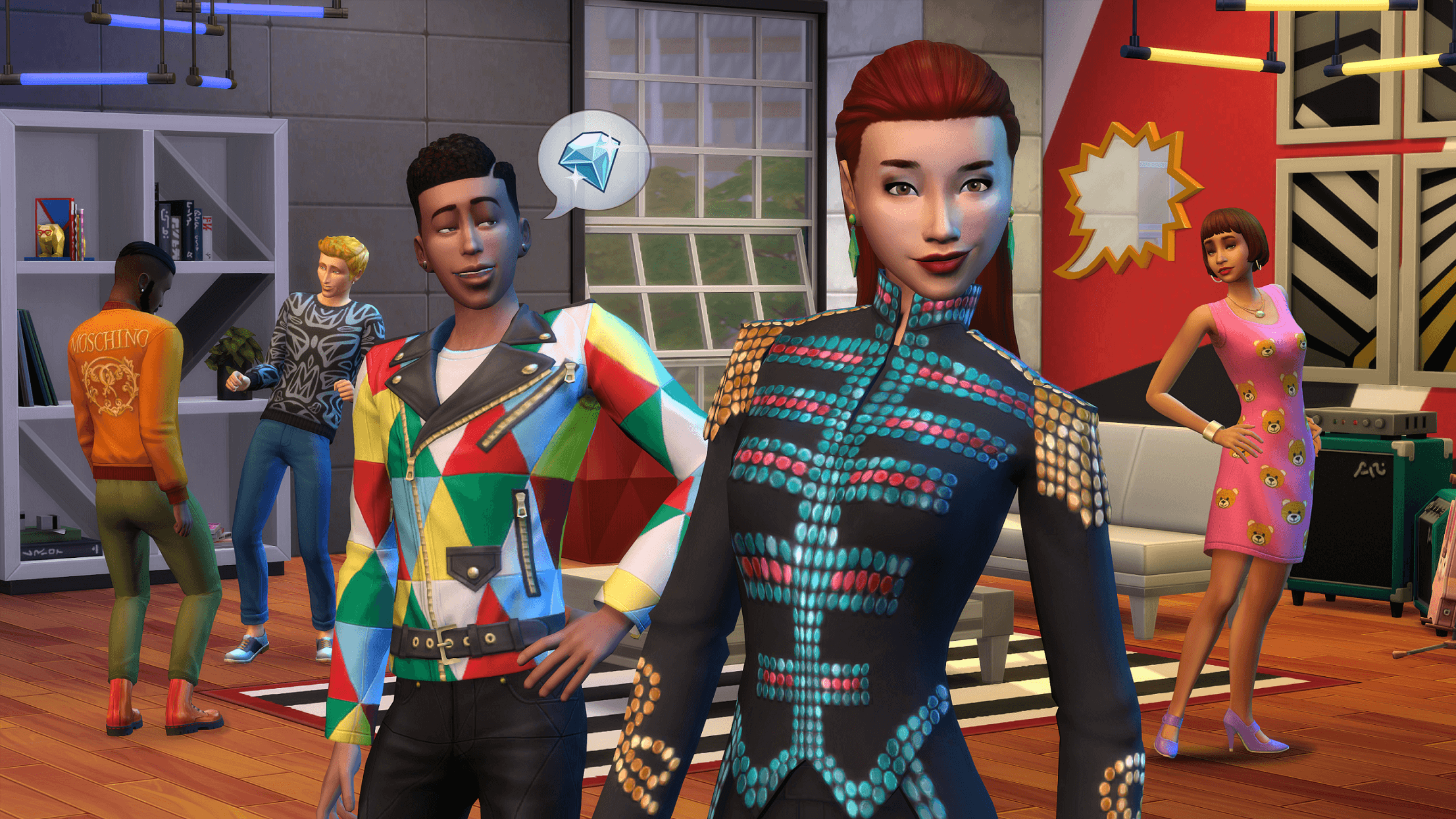 the sims x moschino