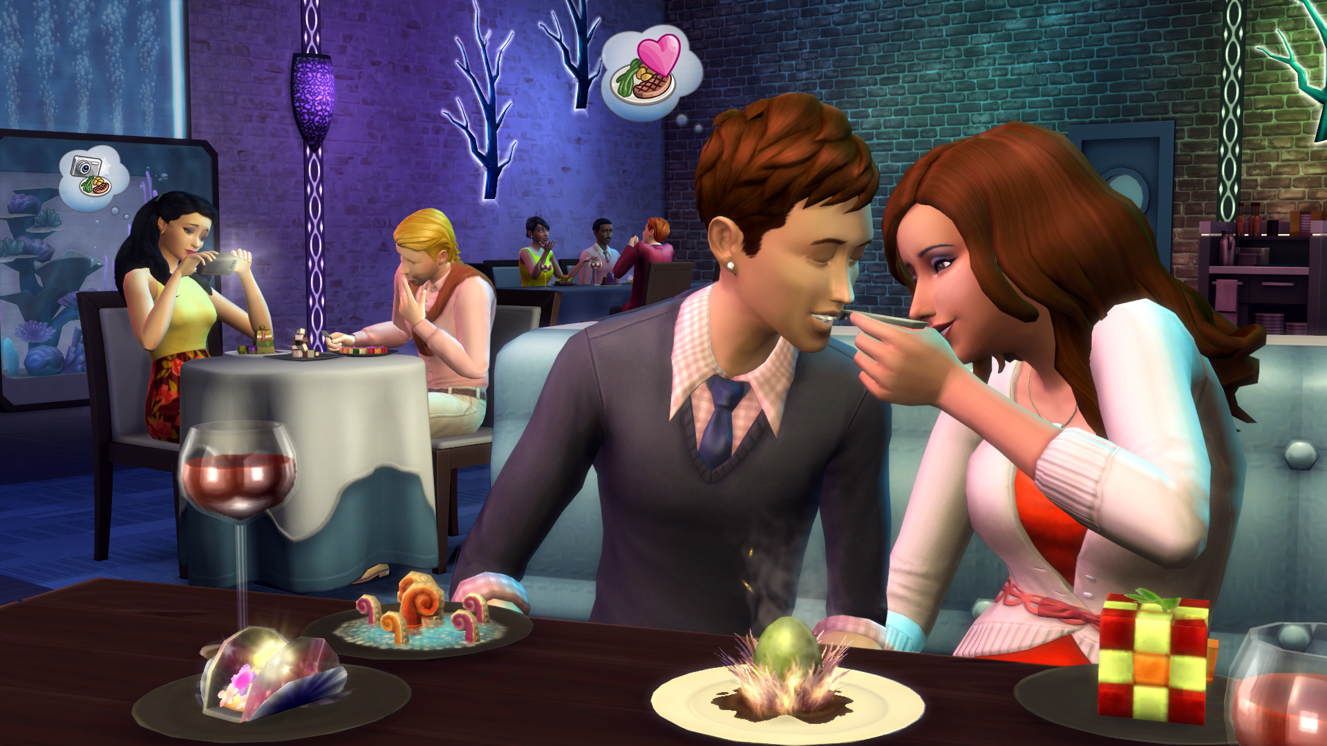 Výsledek obrázku pro the sims 4 dine out