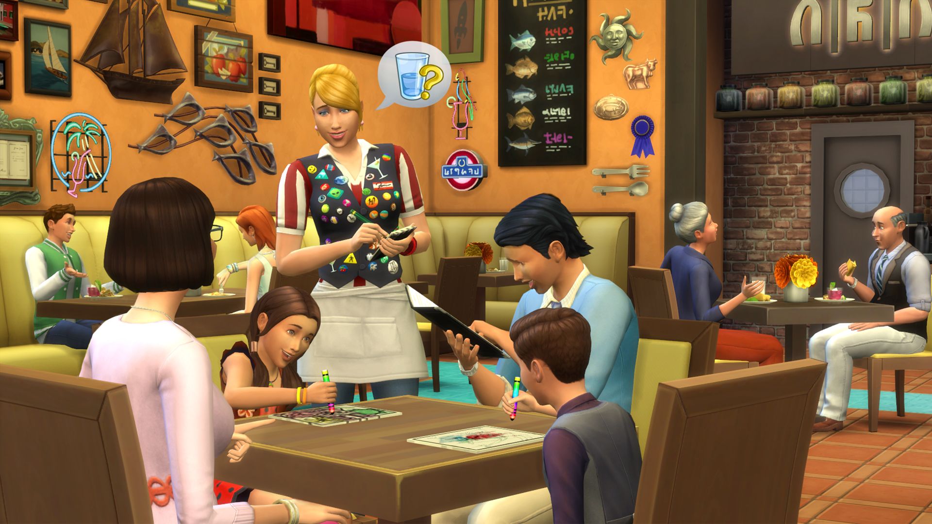 Výsledek obrázku pro the sims 4 dine out